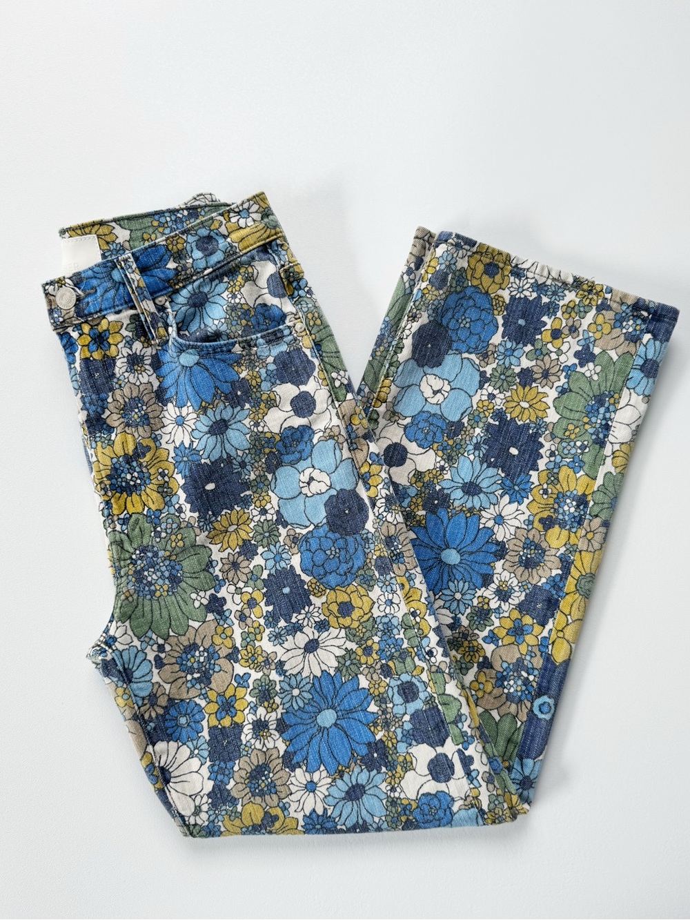 MOTHER The Rambler Zip Ankle Jeans in Dirtbike Floral | 27 - Picture 4 of 11
